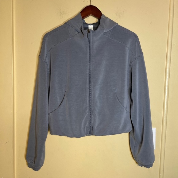 lululemon athletica Gray Hooded Jacket